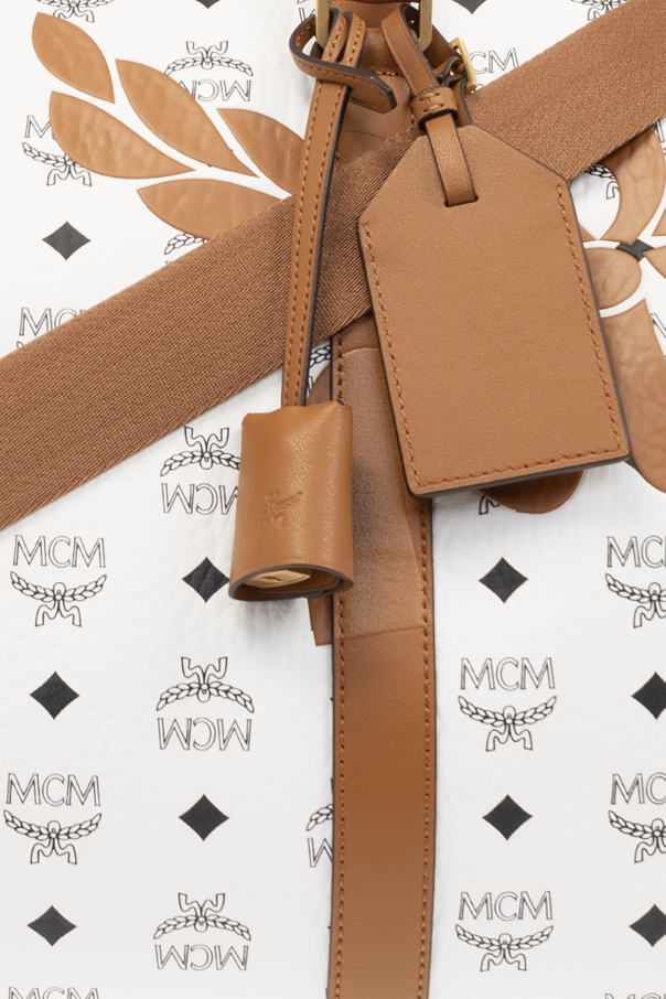 Mcm ottomar monogrammed leather on sale backpack